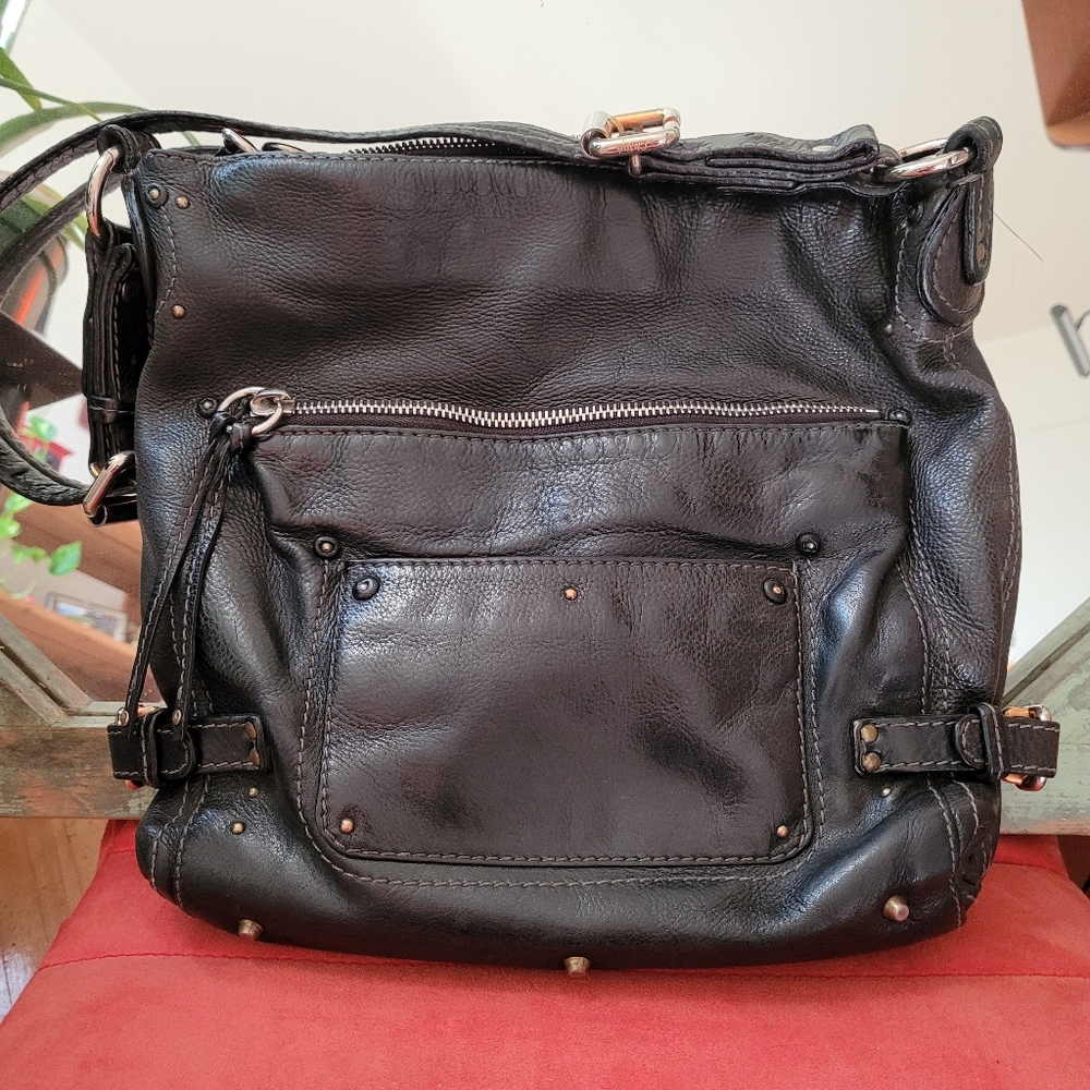 Chloé Paddington shoulder bag in black leather - Picture 10 of 12